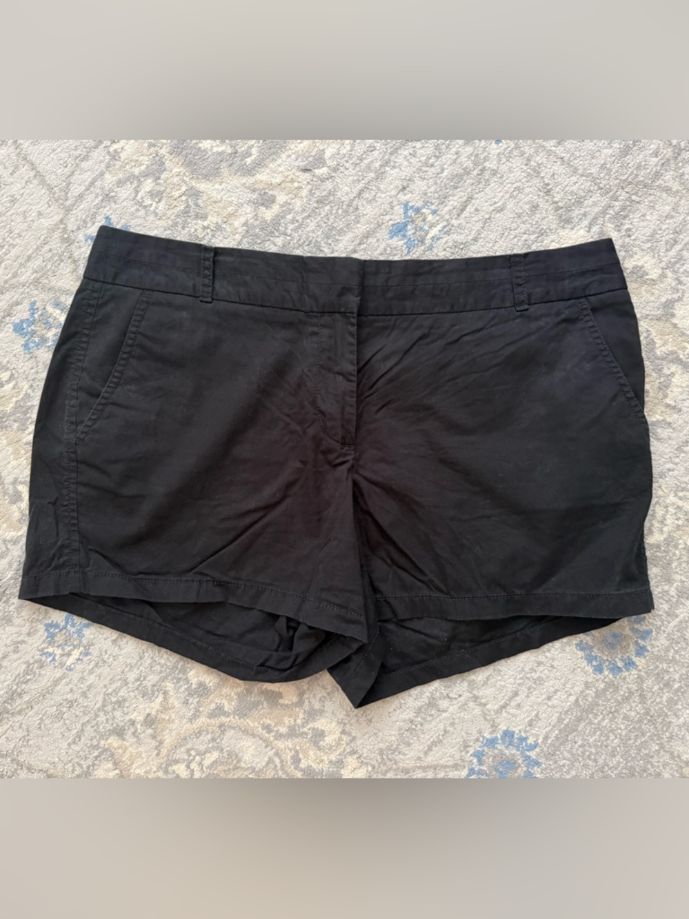 J. Crew Factory Black Women's Chino Shorts 4”